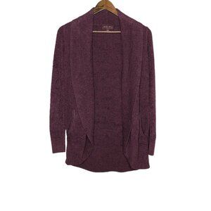 Barefoot Dreams Women's Cardigan in Plum